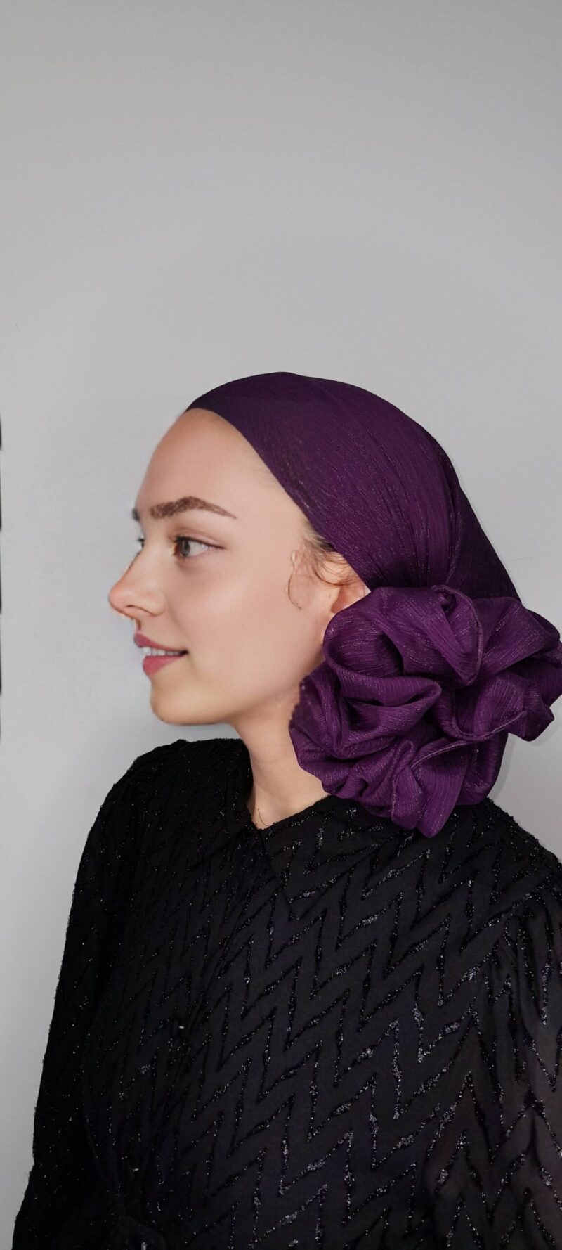 ⁦שיפון סגול נוצצת חגיגית⁩ – תמונה ⁦6⁩